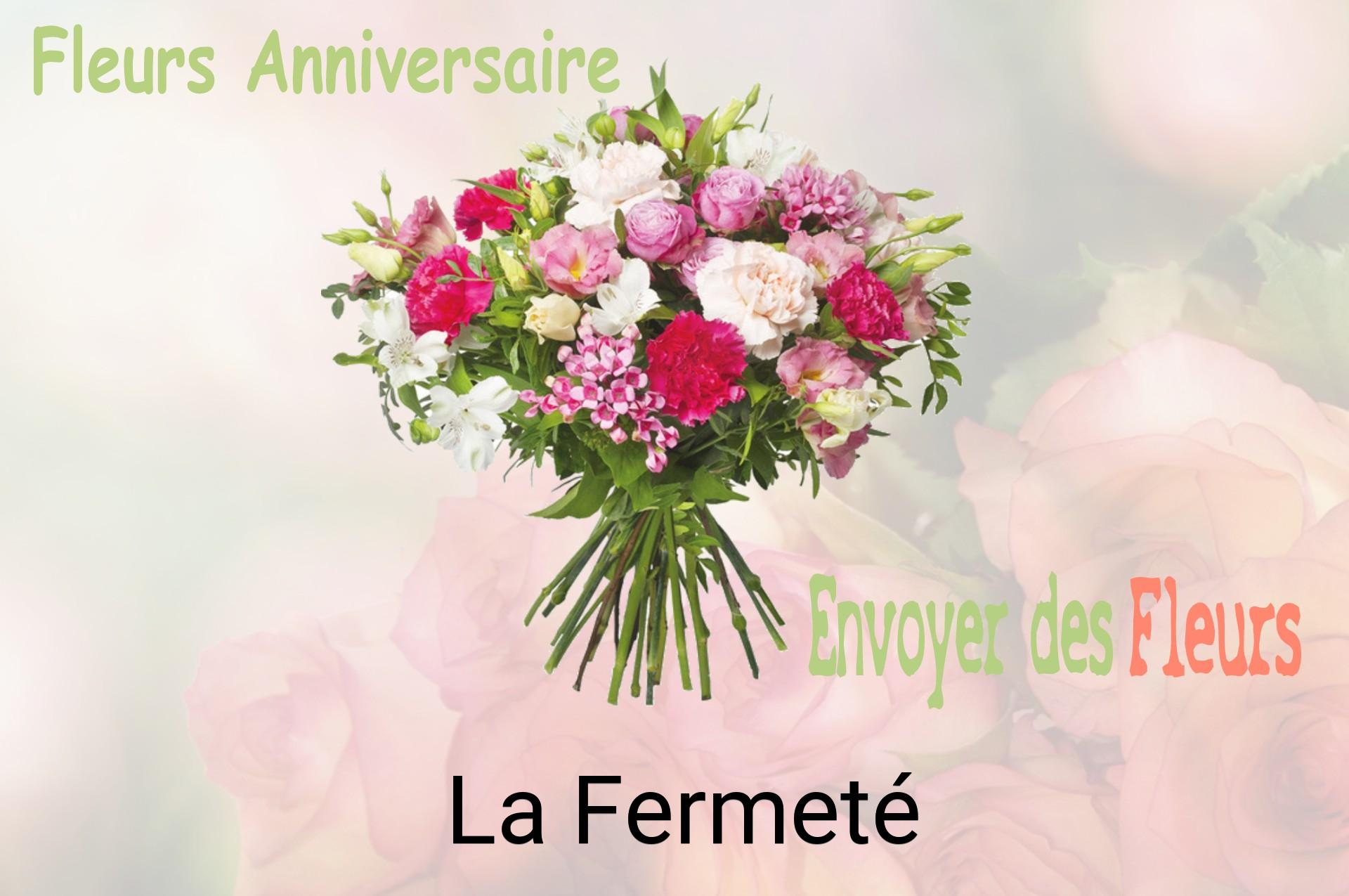 Bouquet de fleurs d’anniversaire livré à La Fermeté