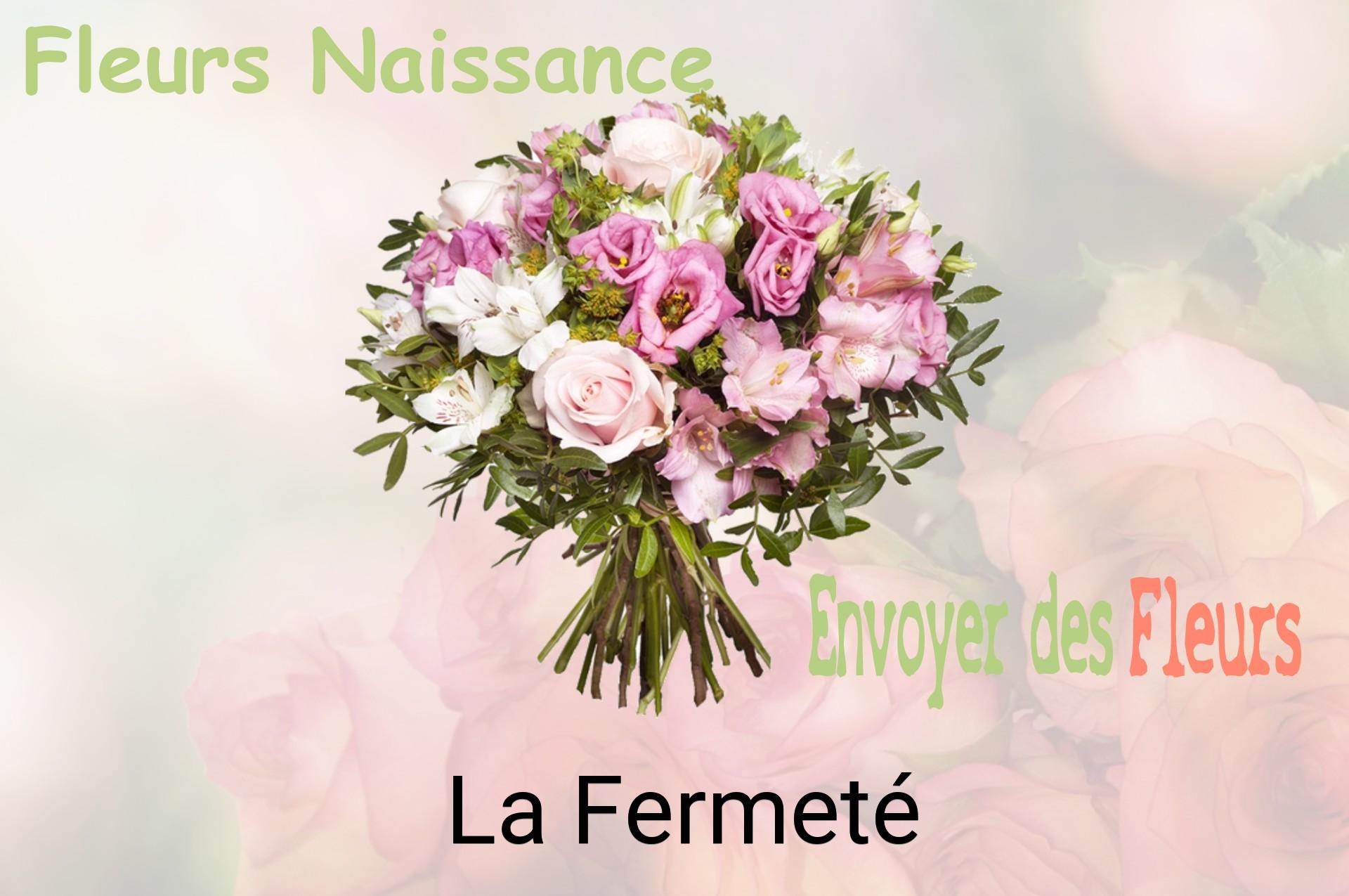 Bouquet de fleurs de naissance livré à La Fermeté